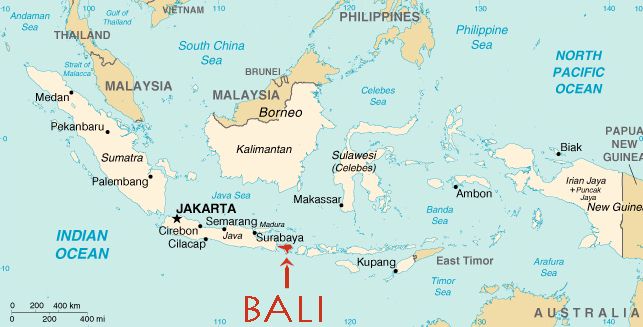 is indonesia in bali