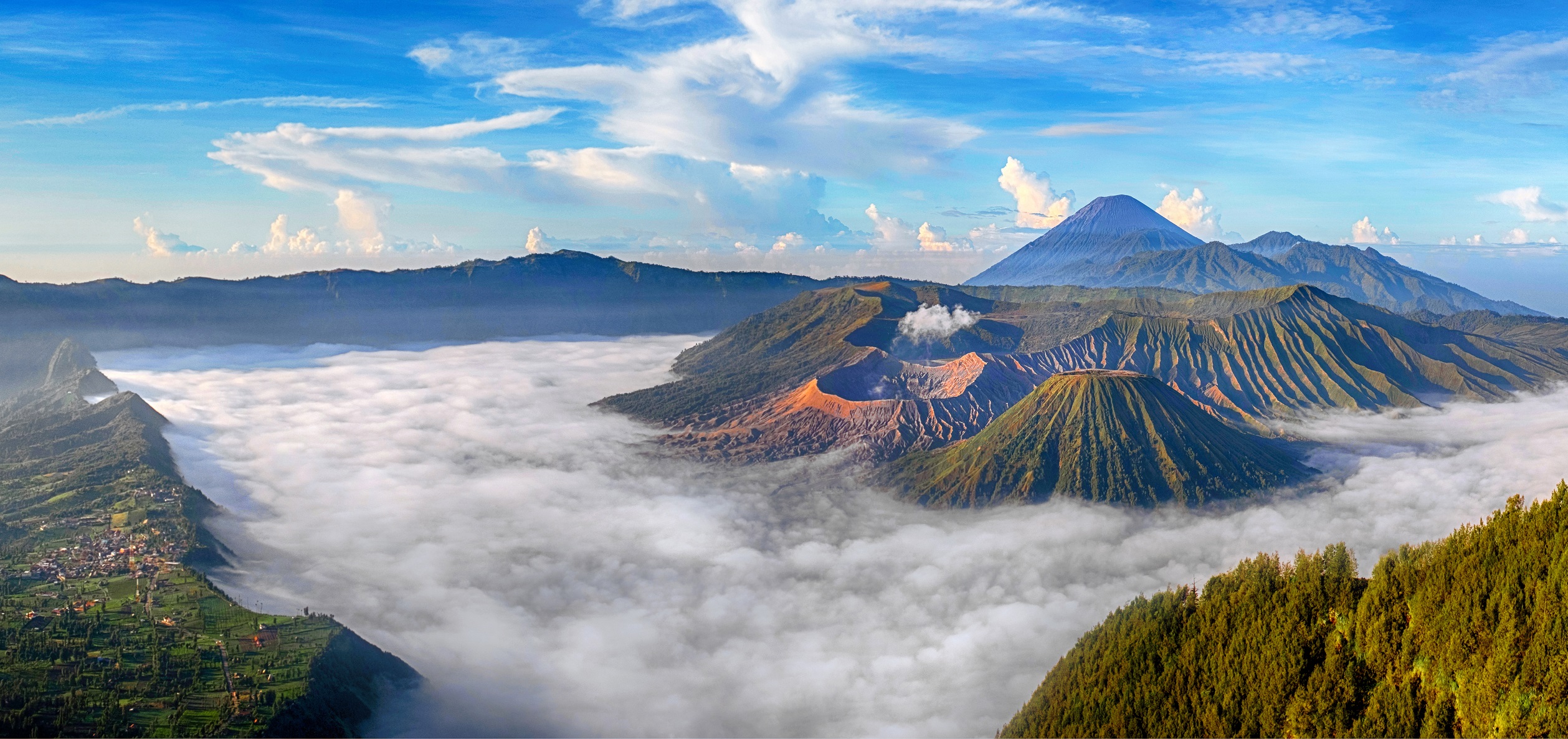 the bromo volcano