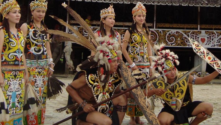 dayak kenyah tribe