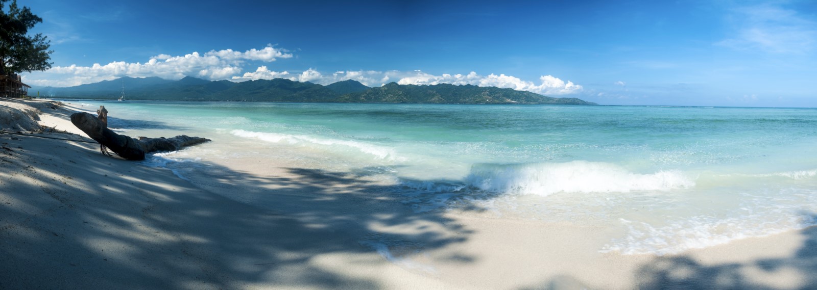 White sand beach lombok