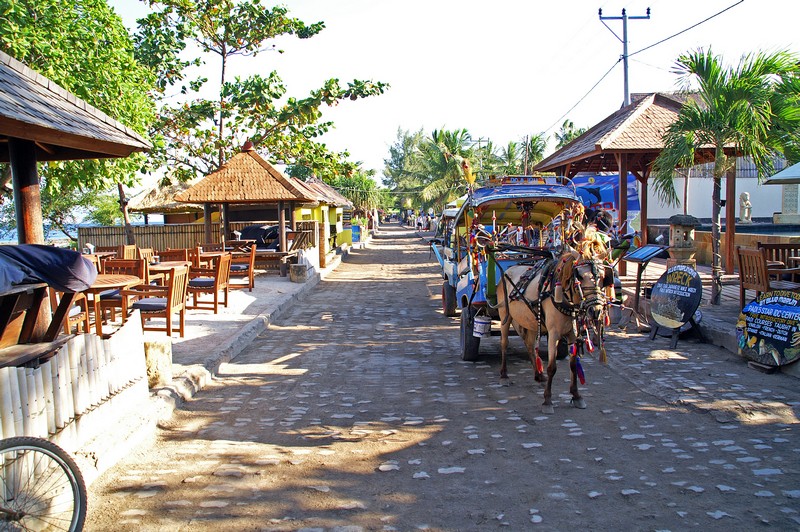 biking-on-the-gilis-road