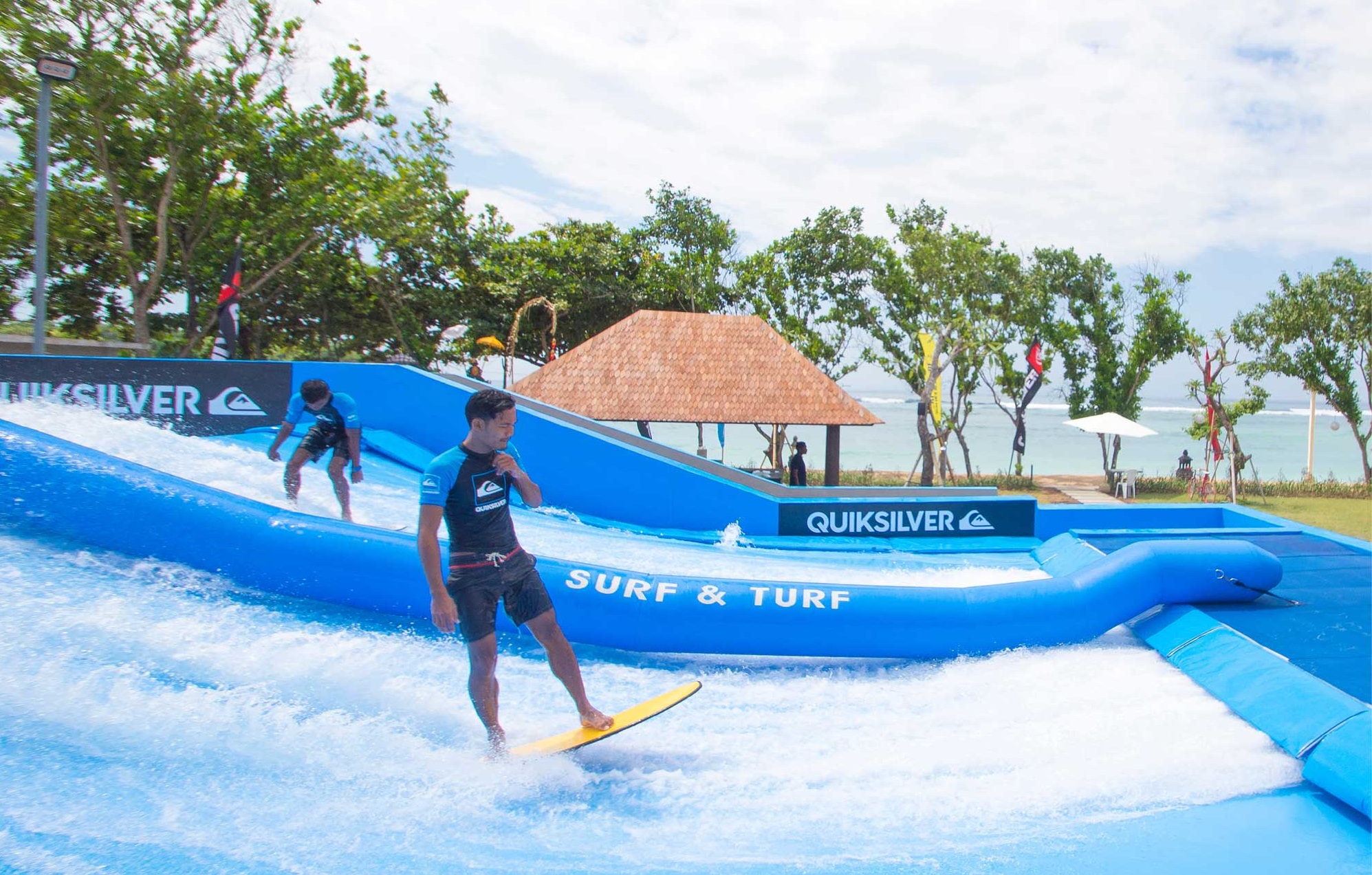 Surf Rider activity at Surf and Turf Nusa Dua