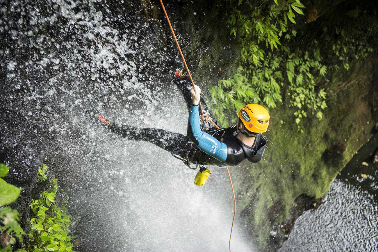 gitgit canyoning is a challenging activity