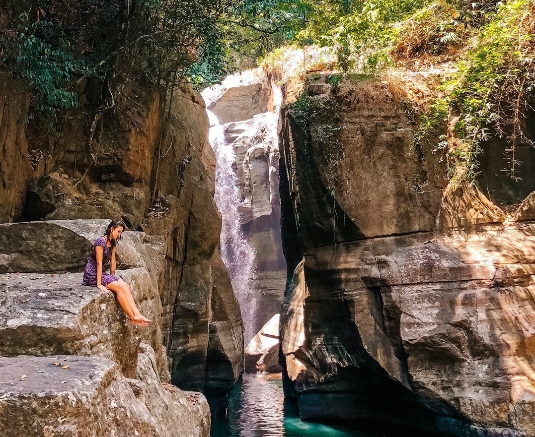 the beautiful cunca wulang waterfall in labuan bajo