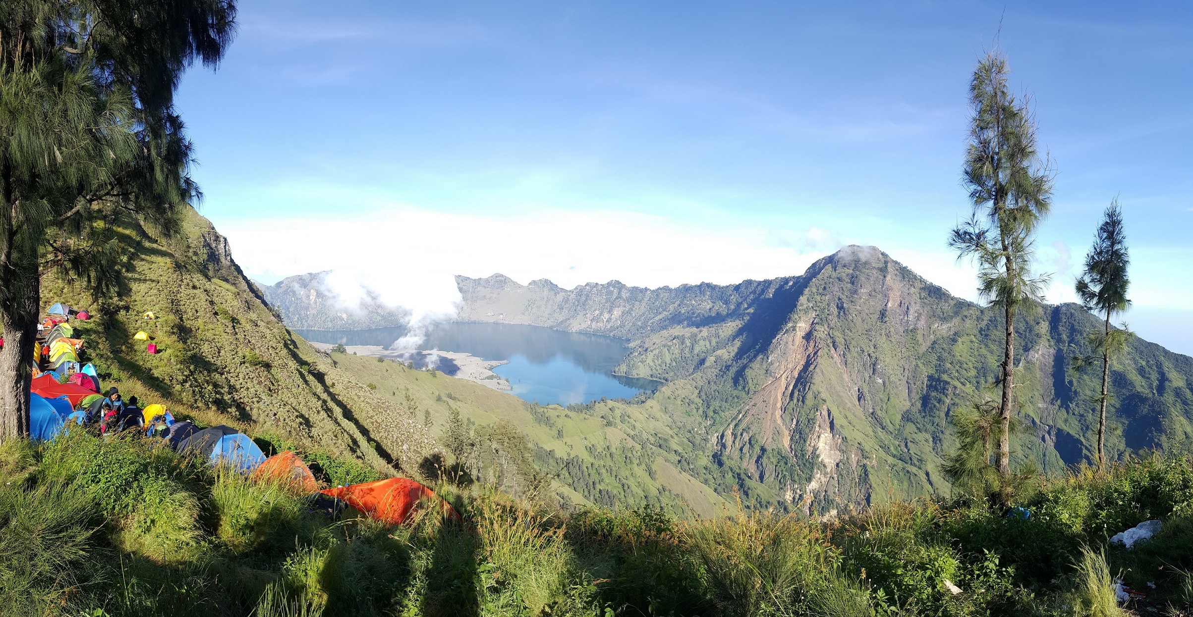 one of mount rinjani camp site