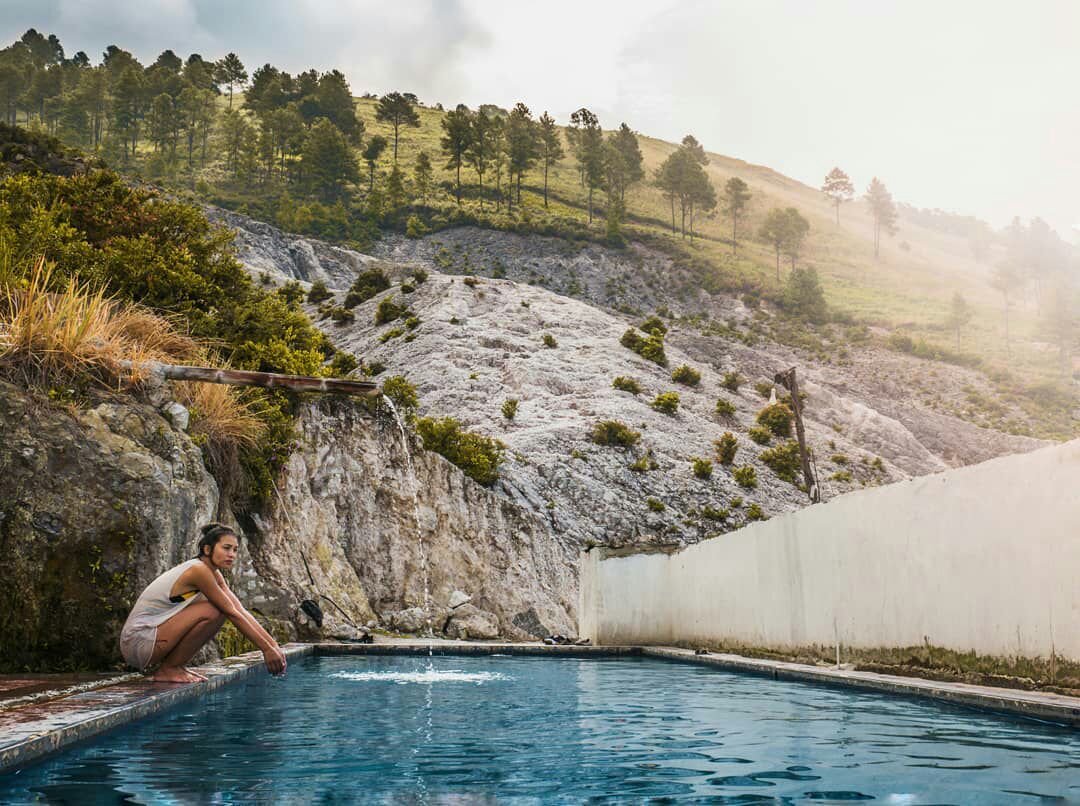 pangururan hot springs on samosir island