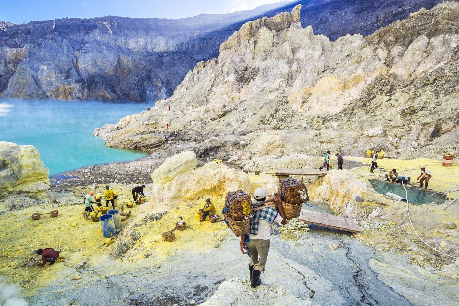 popular trekking destination in indonesia is ijen crater