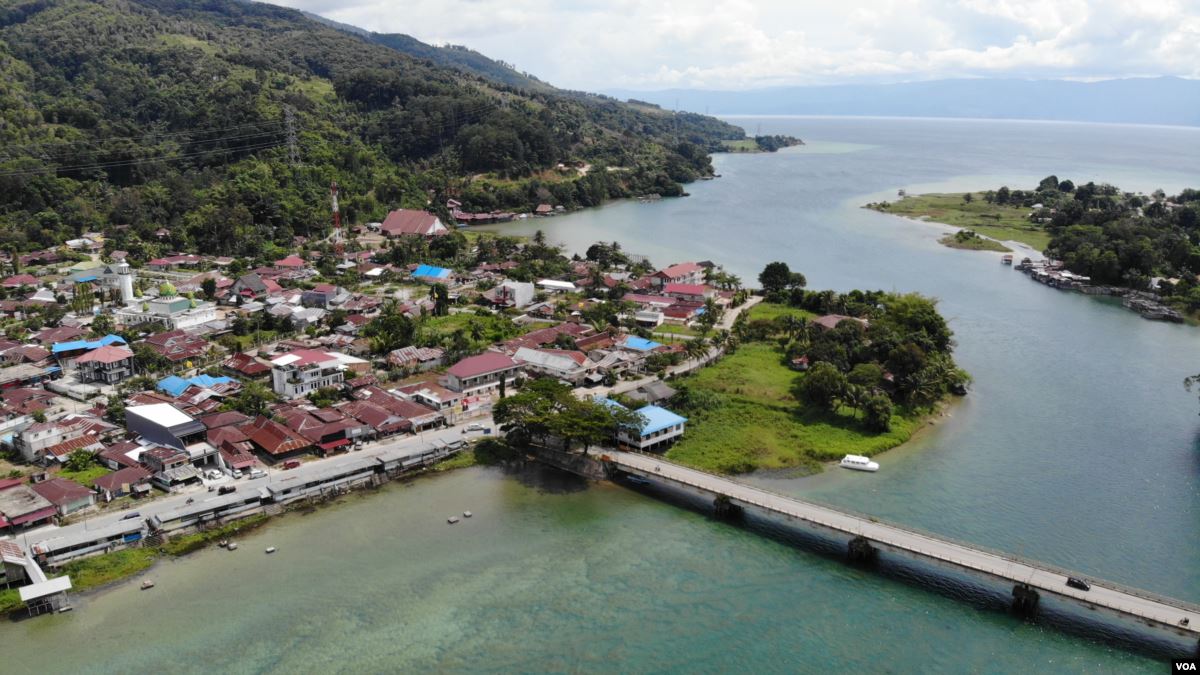 poso lake scenery in central sulawesi