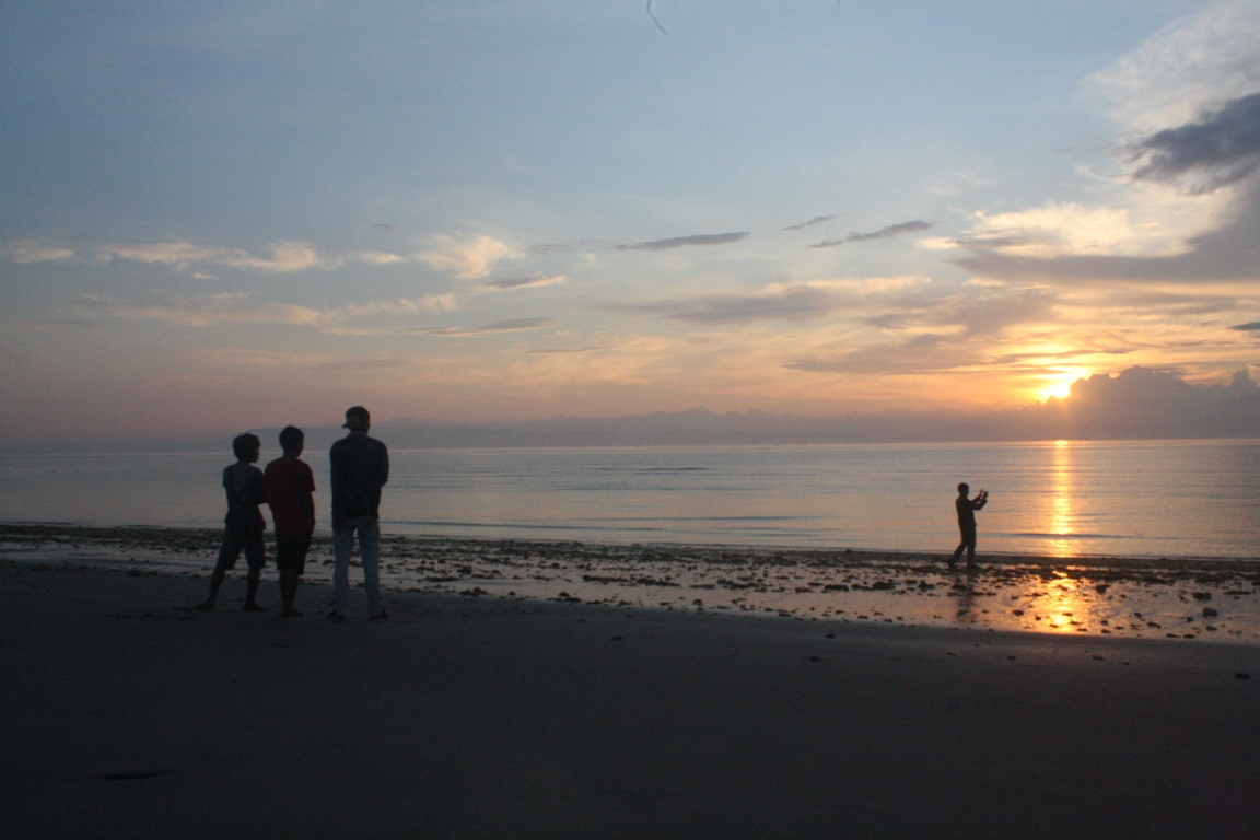 sunrise view from labuhan haji