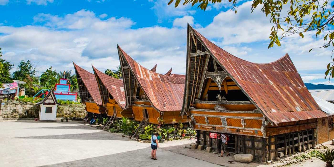 tomok village in samosir island