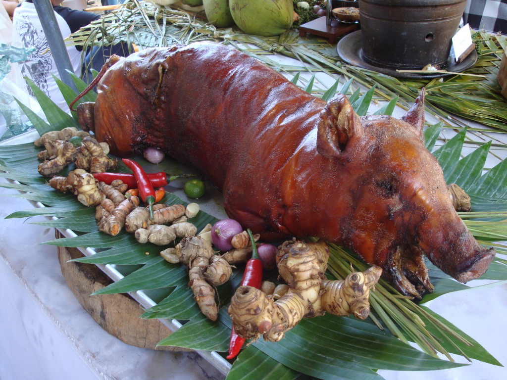 balinese suckling pig dish