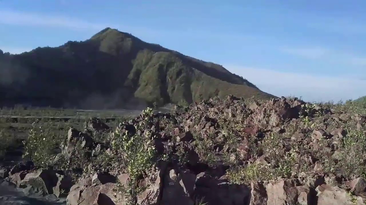preparation before dukono volcano climbing