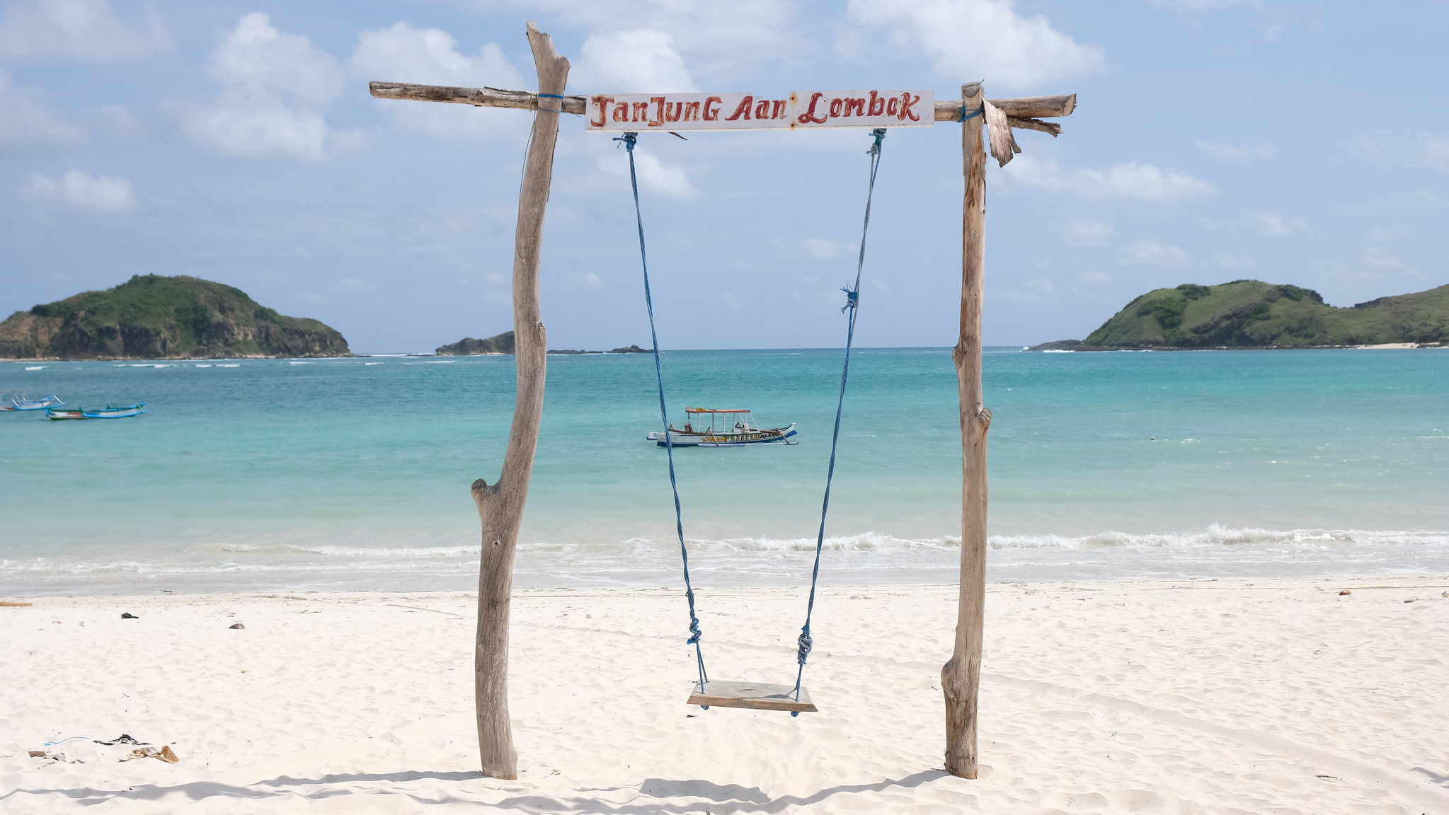 tanjung aan beach where the bau nyale festival in lombok shall be held