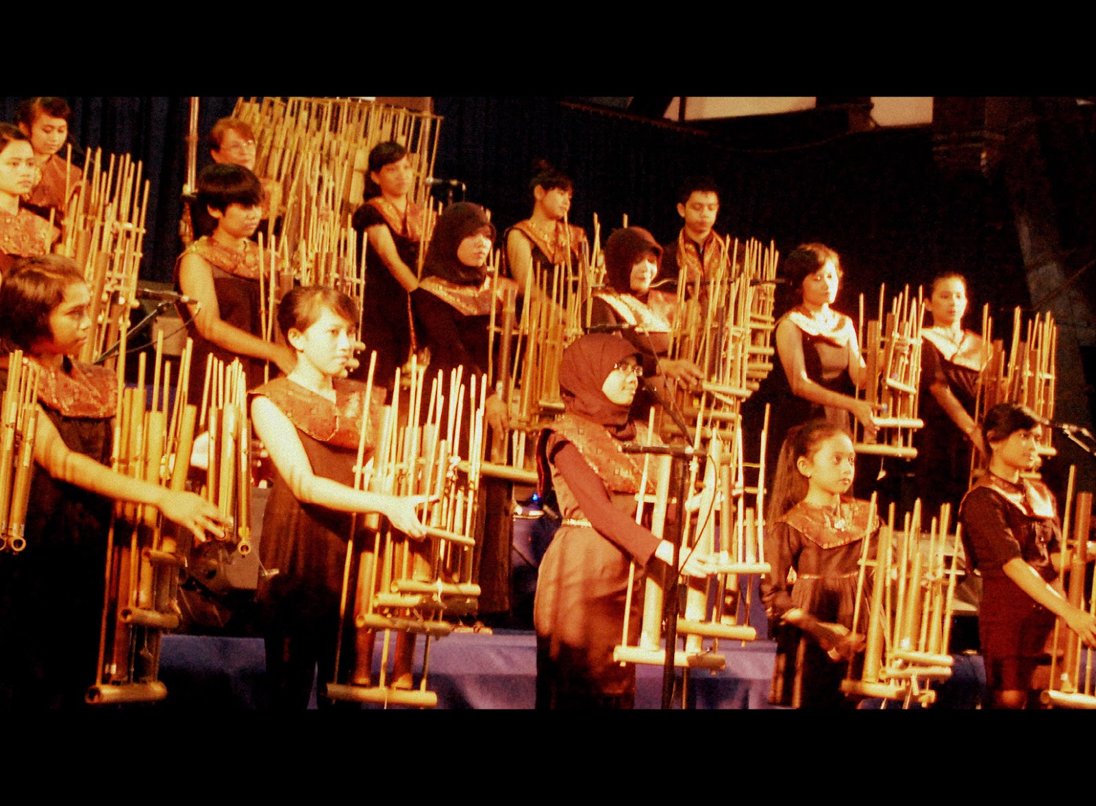Angklung is a traditional musical instrument originated from West Java