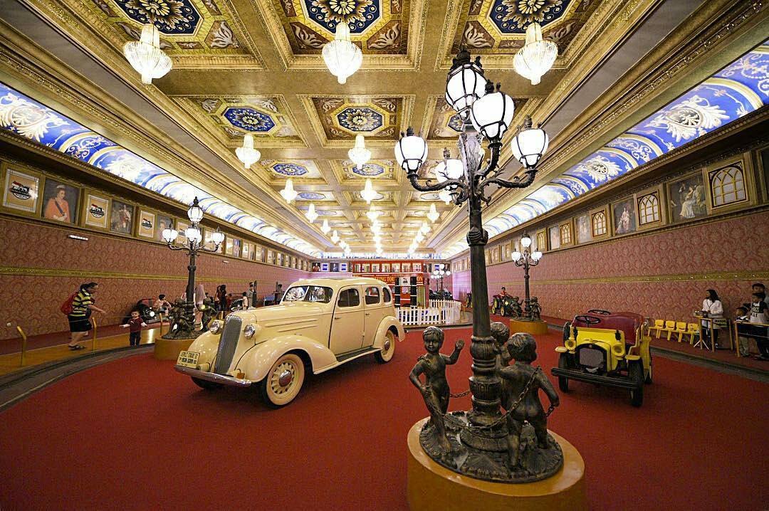 angkut museum has a complete collection of transportation facilities from all around the world