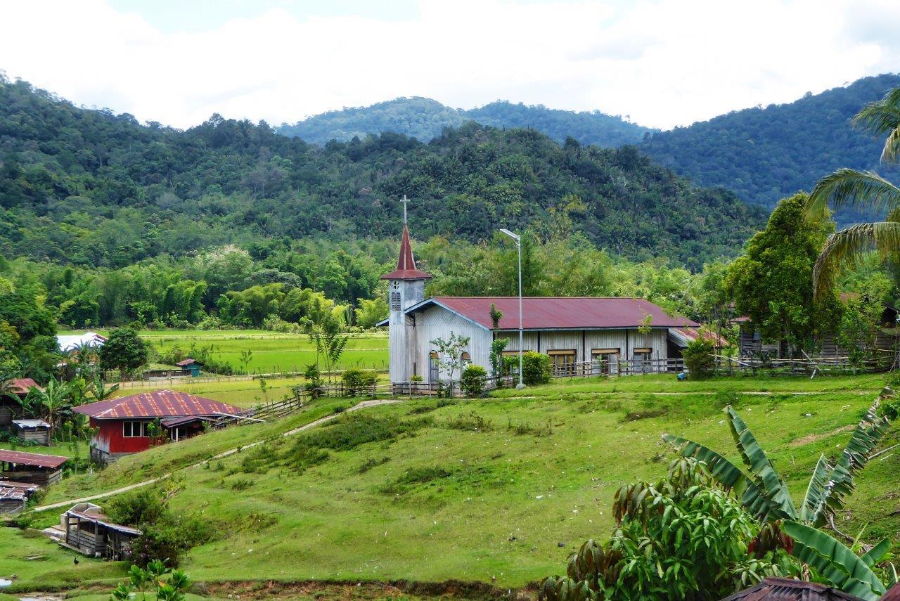 long bawan mountain in north borneo