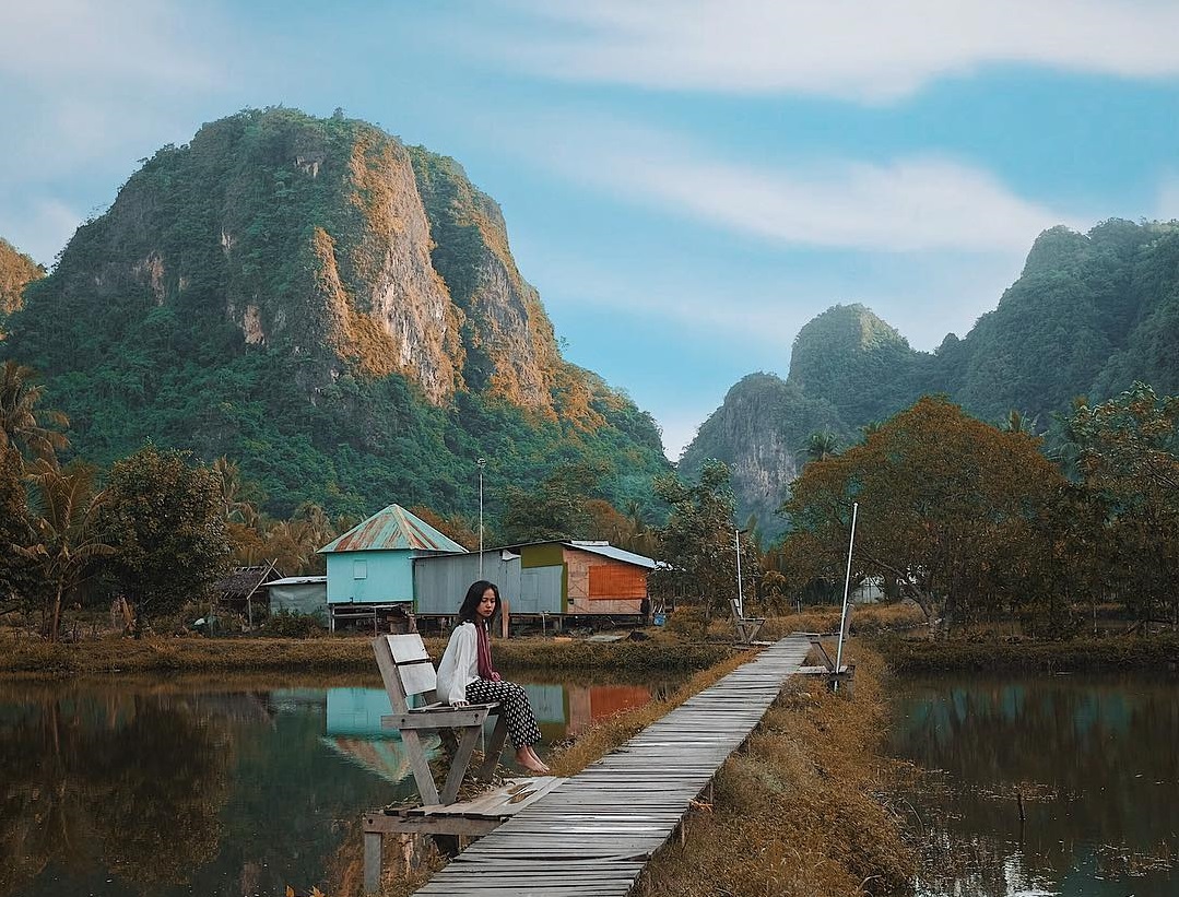 rammang rammang view is almost similar to guilin in china