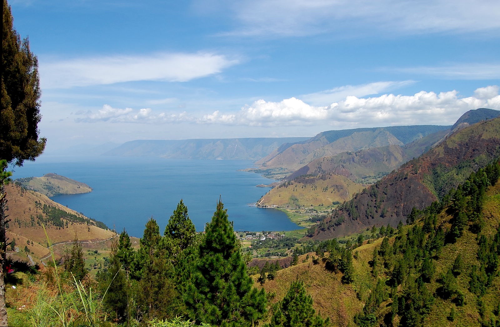 Toba Lake view from Tongging Village