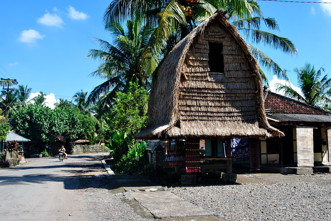 The Way to Sukarara Tourism Village of Lombok