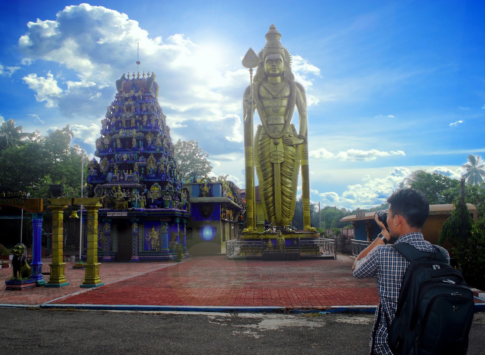 The statue of Dewa Murugan in Langkat Regency