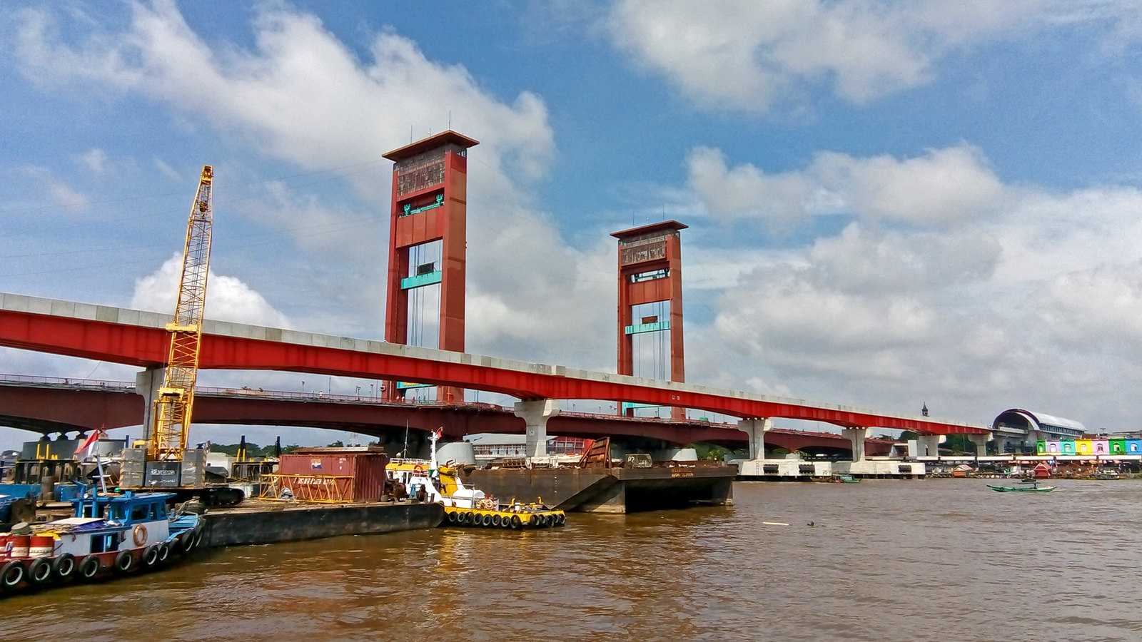 ampera bridge in palembang
