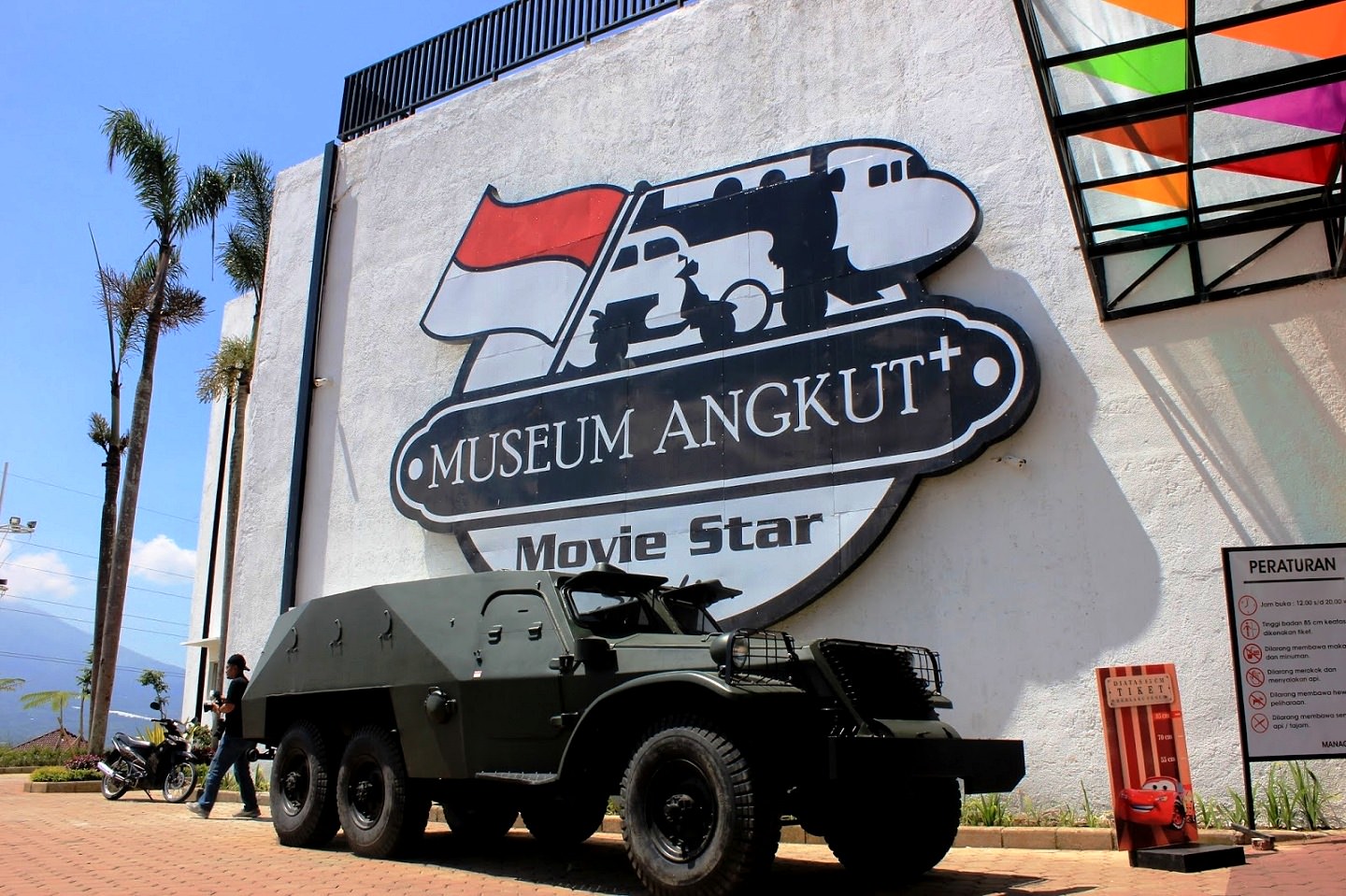 front look of museum angkut malang in east java