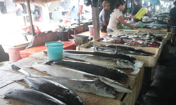 kedonganan traditional market in jimbaran