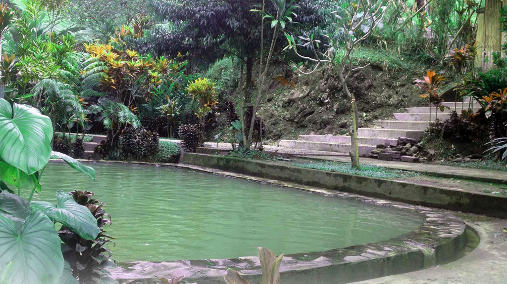Angseri Hot Spring in tabanan regency of bali