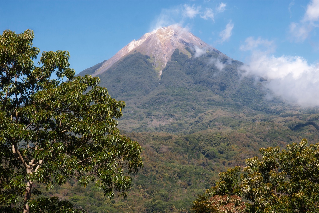 Mount Egon is a volcano located in Sikka Regency, Flores Island